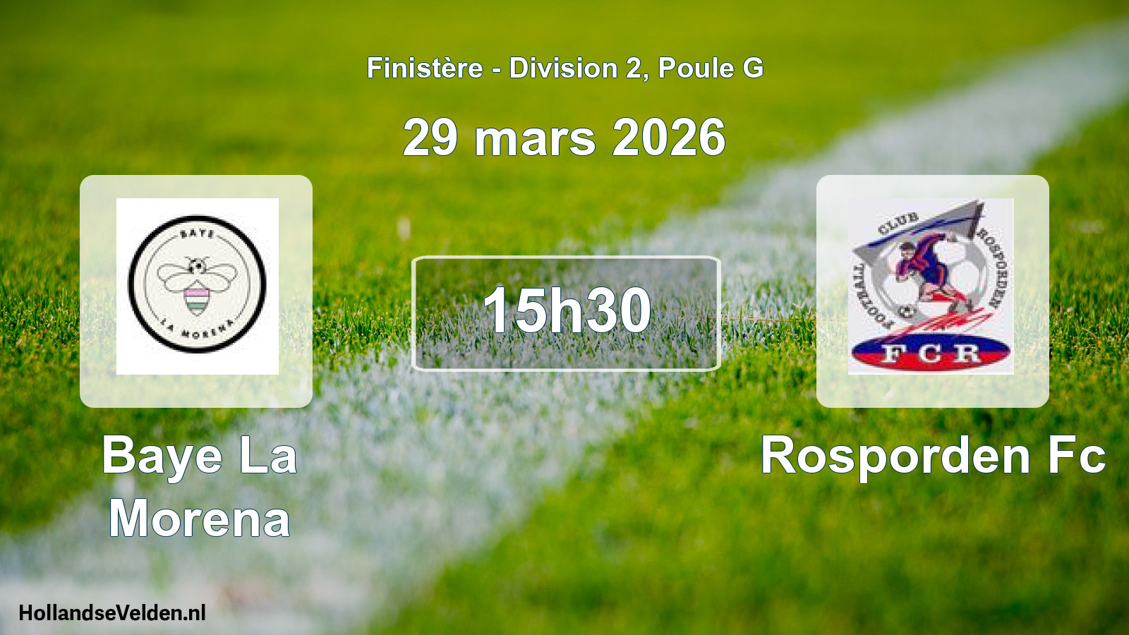 Scheduled Match: Baye La Morena - Rosporden Fc (29 March 2026)