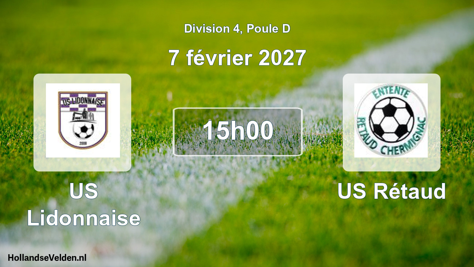 Scheduled Match: US Lidonnaise - US Rétaud (7 February 2027)