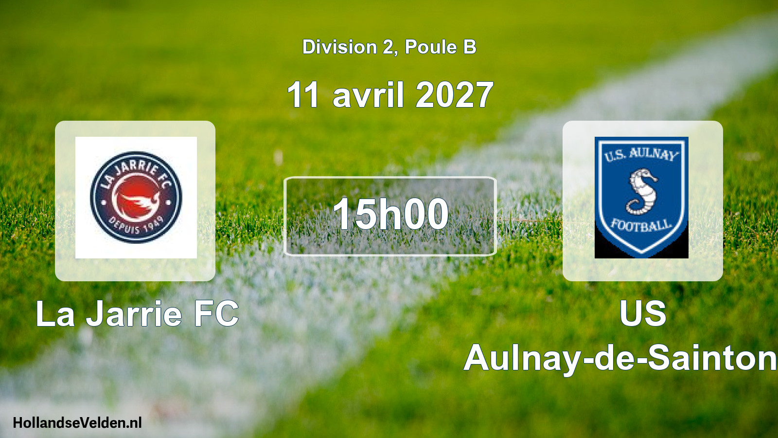 Scheduled Match: La Jarrie FC - US Aulnay-de-Saintonge (11 April 2027)