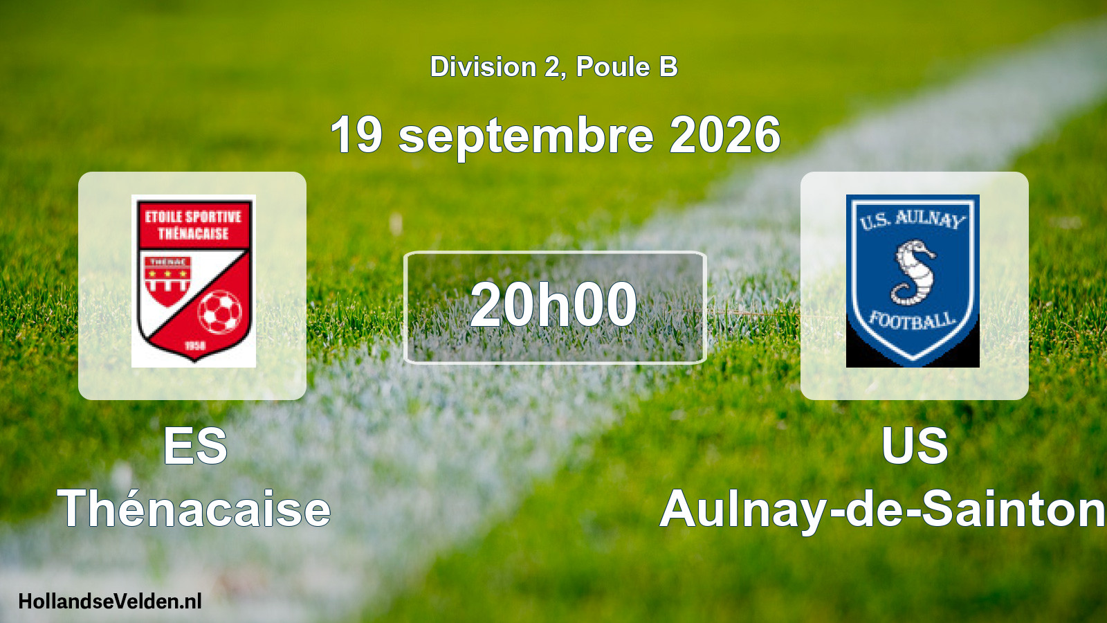 Scheduled Match: ES Thénacaise - US Aulnay-de-Saintonge (19 September 2026)
