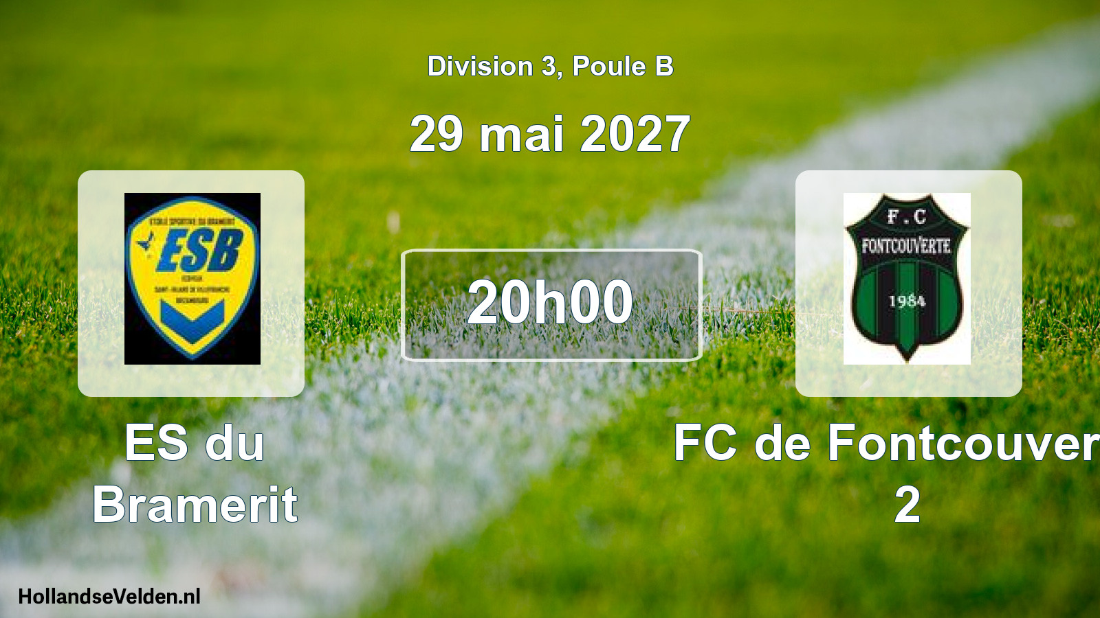 Scheduled Match: ES du Bramerit - FC de Fontcouverte 2 (29 May 2027)