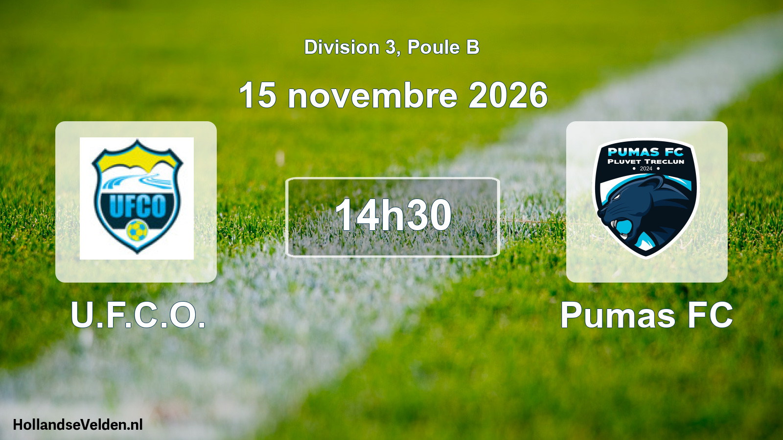 Scheduled Match: U.F.C.O. - Pumas FC (15 November 2026)