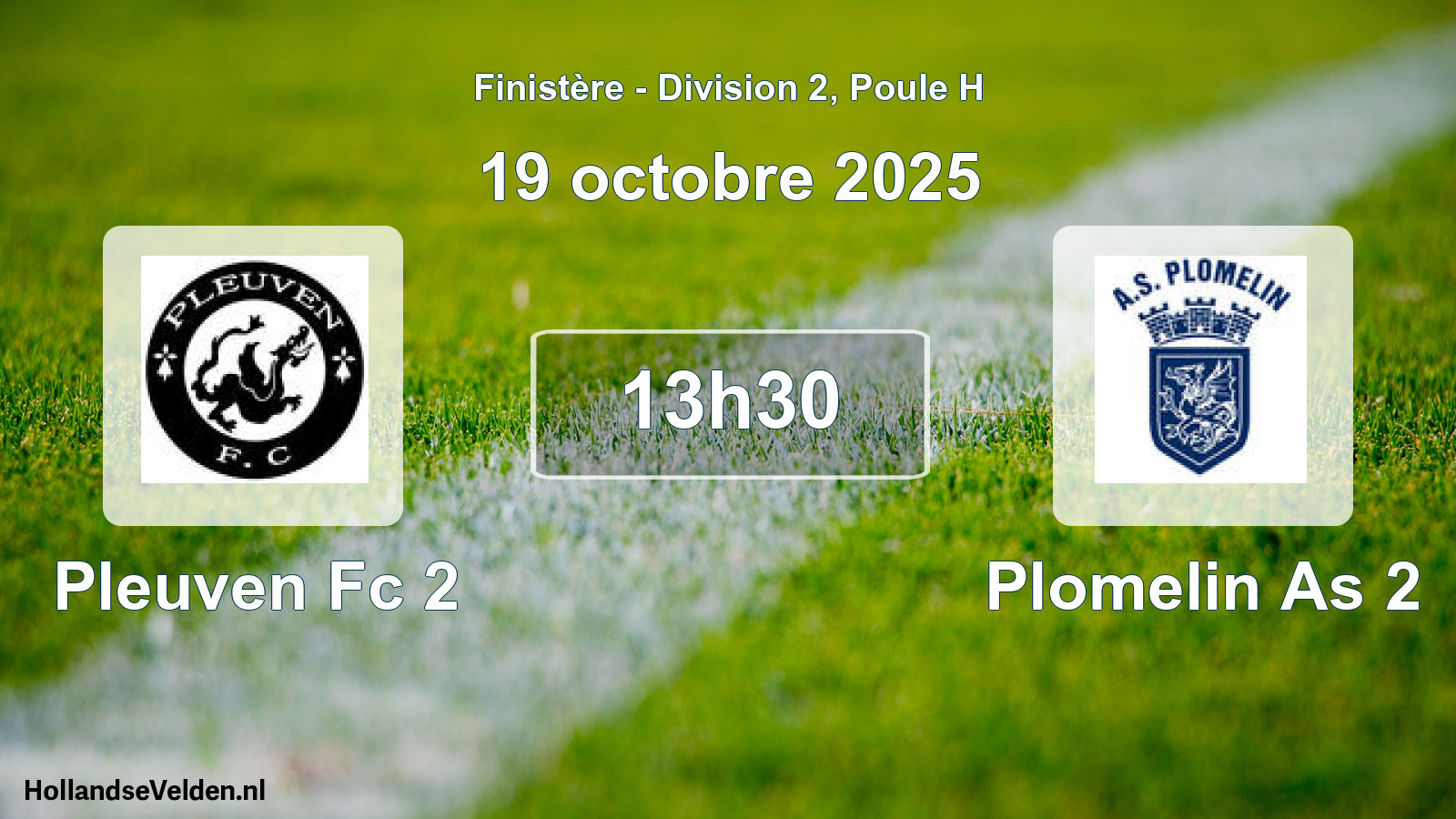 Scheduled Match: Pleuven Fc 2 - Plomelin As 2 (19 October 2025)
