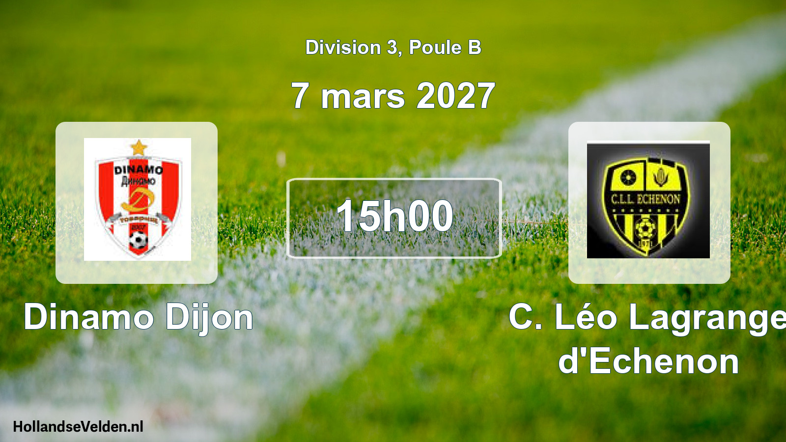 Scheduled Match: Dinamo Dijon - C. Léo Lagrange d'Echenon (7 March 2027)