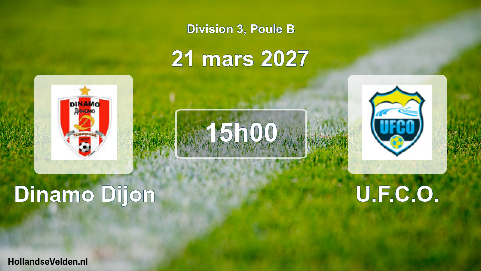 Scheduled Match: Dinamo Dijon - U.F.C.O. (21 March 2027)