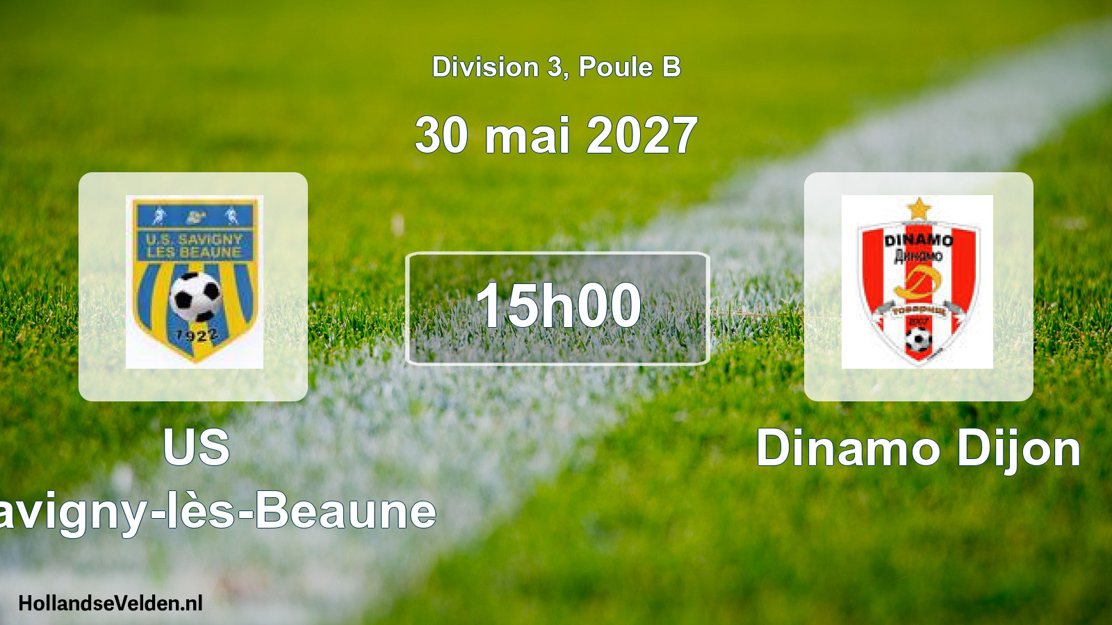 Scheduled Match: US Savigny-lès-Beaune - Dinamo Dijon (30 May 2027)