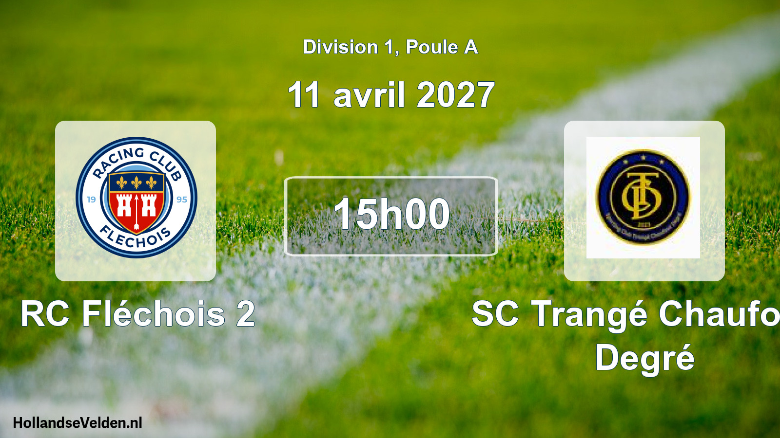 Match programmé: RC Fléchois 2 - SC Trangé Chaufour Degré (11 avril 2027)