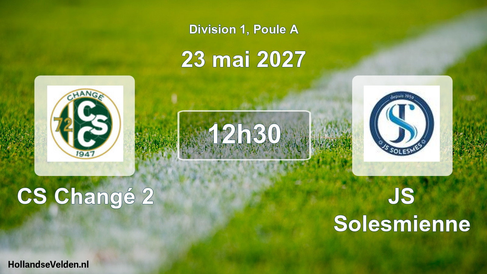 Match programmé: CS Changé 2 - JS Solesmienne (23 mai 2027)