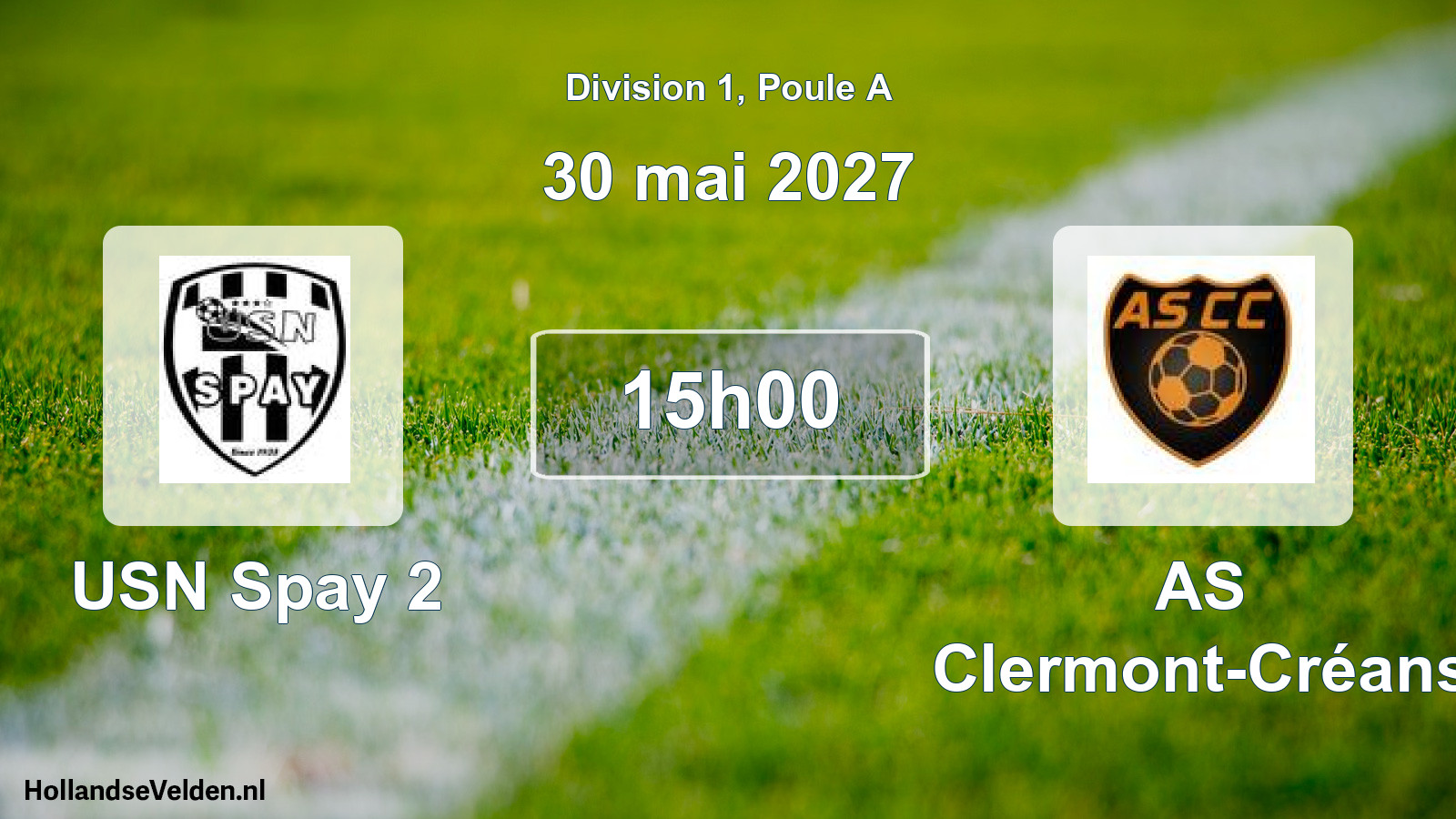 Match programmé: USN Spay 2 - AS Clermont-Créans (30 mai 2027)