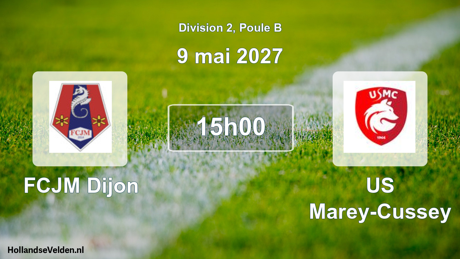 Scheduled Match: FCJM Dijon - US Marey-Cussey (9 May 2027)