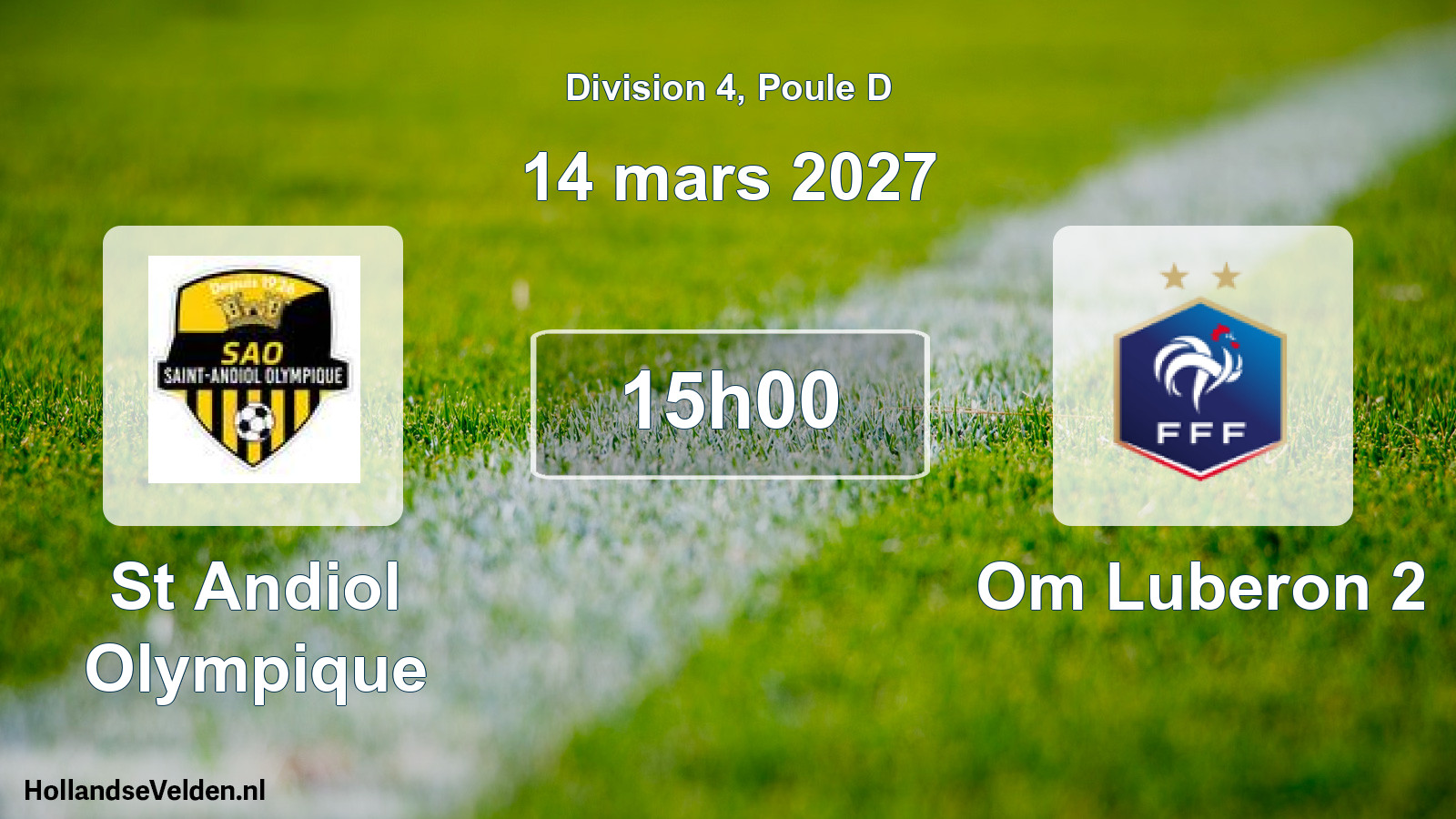 Scheduled Match: St Andiol Olympique - Om Luberon 2 (14 March 2027)