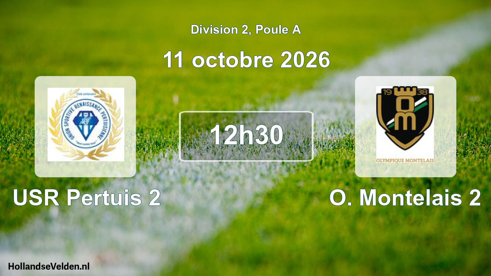 Scheduled Match: USR Pertuis 2 - O. Montelais 2 (11 October 2026)