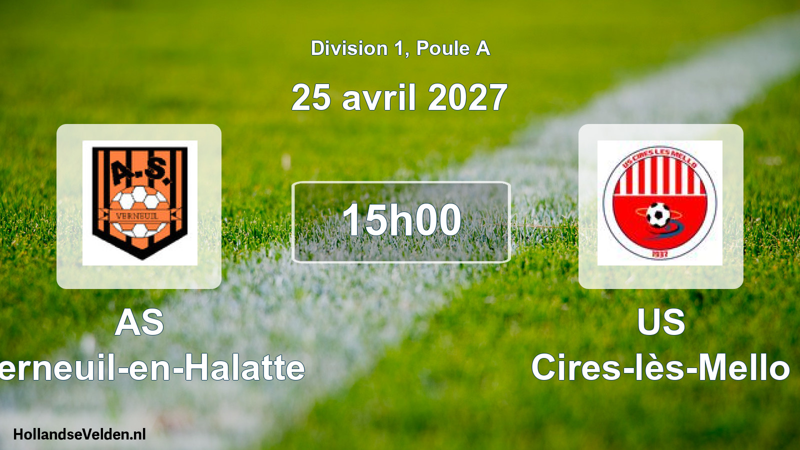 Scheduled Match: AS Verneuil-en-Halatte - US Cires-lès-Mello (25 April 2027)