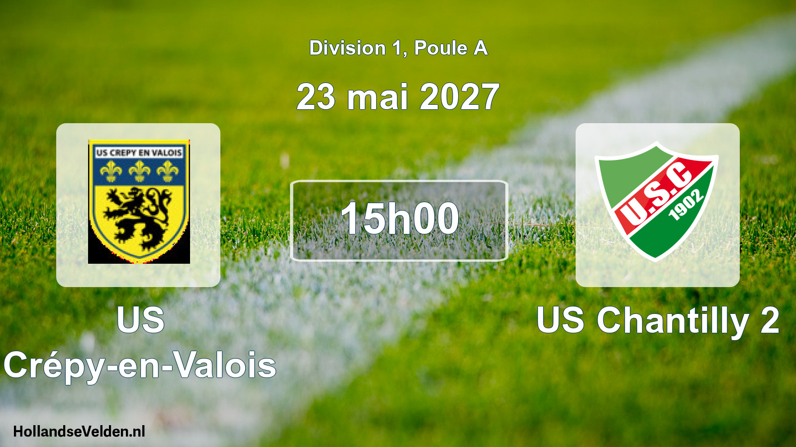 Scheduled Match: US Crépy-en-Valois - US Chantilly 2 (23 May 2027)