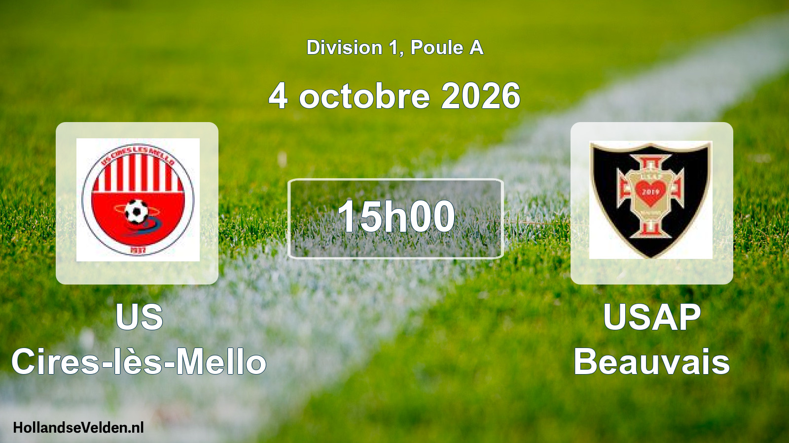 Match programmé: US Cires-lès-Mello - USAP Beauvais (4 octobre 2026)