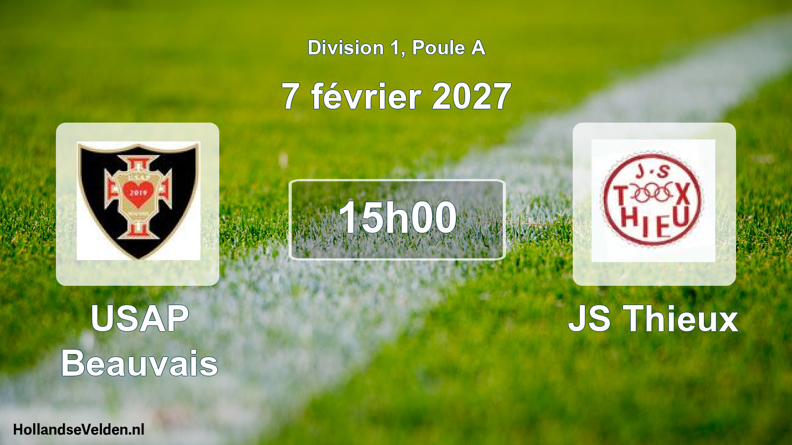 Scheduled Match: USAP Beauvais - JS Thieux (7 February 2027)