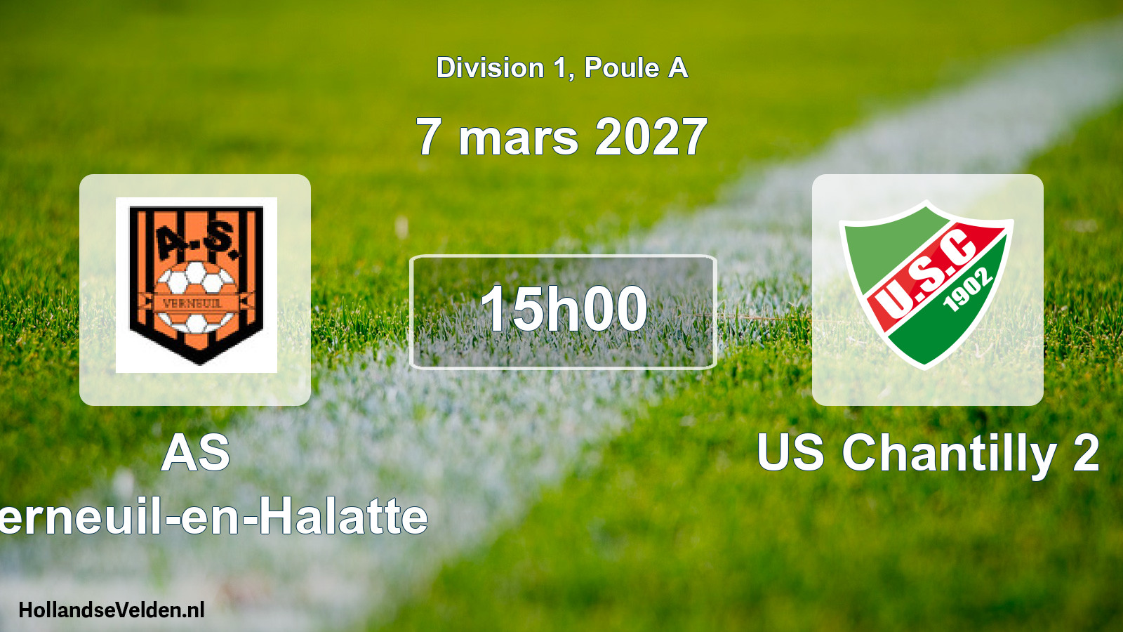 Match programmé: AS Verneuil-en-Halatte - US Chantilly 2 (7 mars 2027)