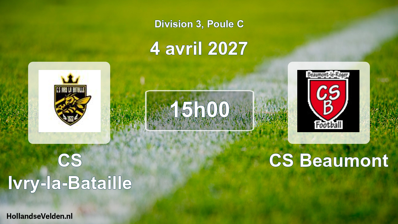 Match programmé: CS Ivry-la-Bataille - CS Beaumont (4 avril 2027)