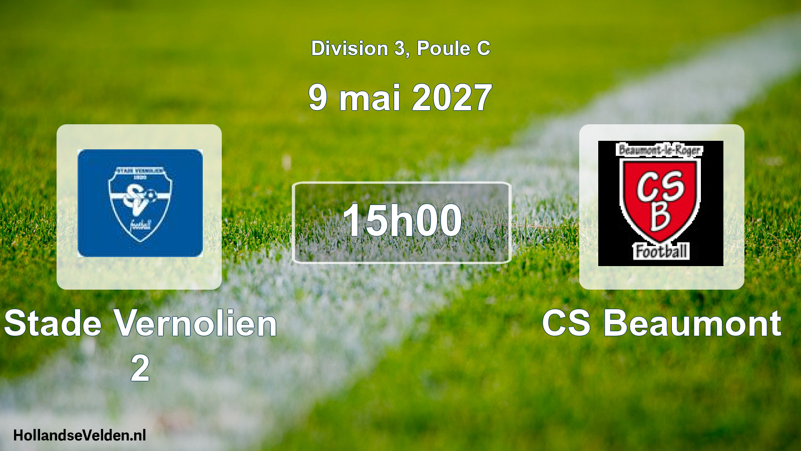Match programmé: Stade Vernolien 2 - CS Beaumont (9 mai 2027)