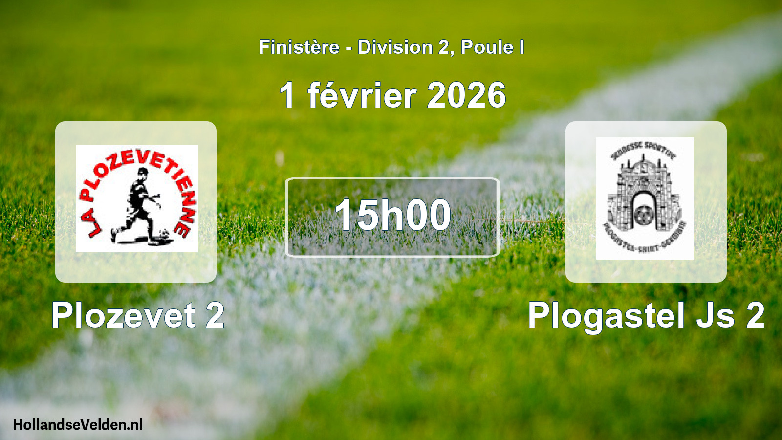 Scheduled Match: Plozevet 2 - Plogastel Js 2 (1 February 2026)