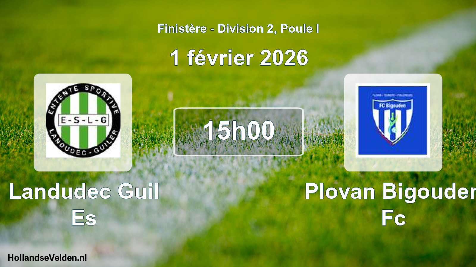 Scheduled Match: Landudec Guil Es - Plovan Bigouden Fc (1 February 2026)