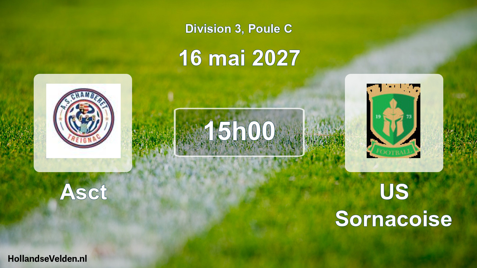 Match programmé: Asct - US Sornacoise (16 mai 2027)