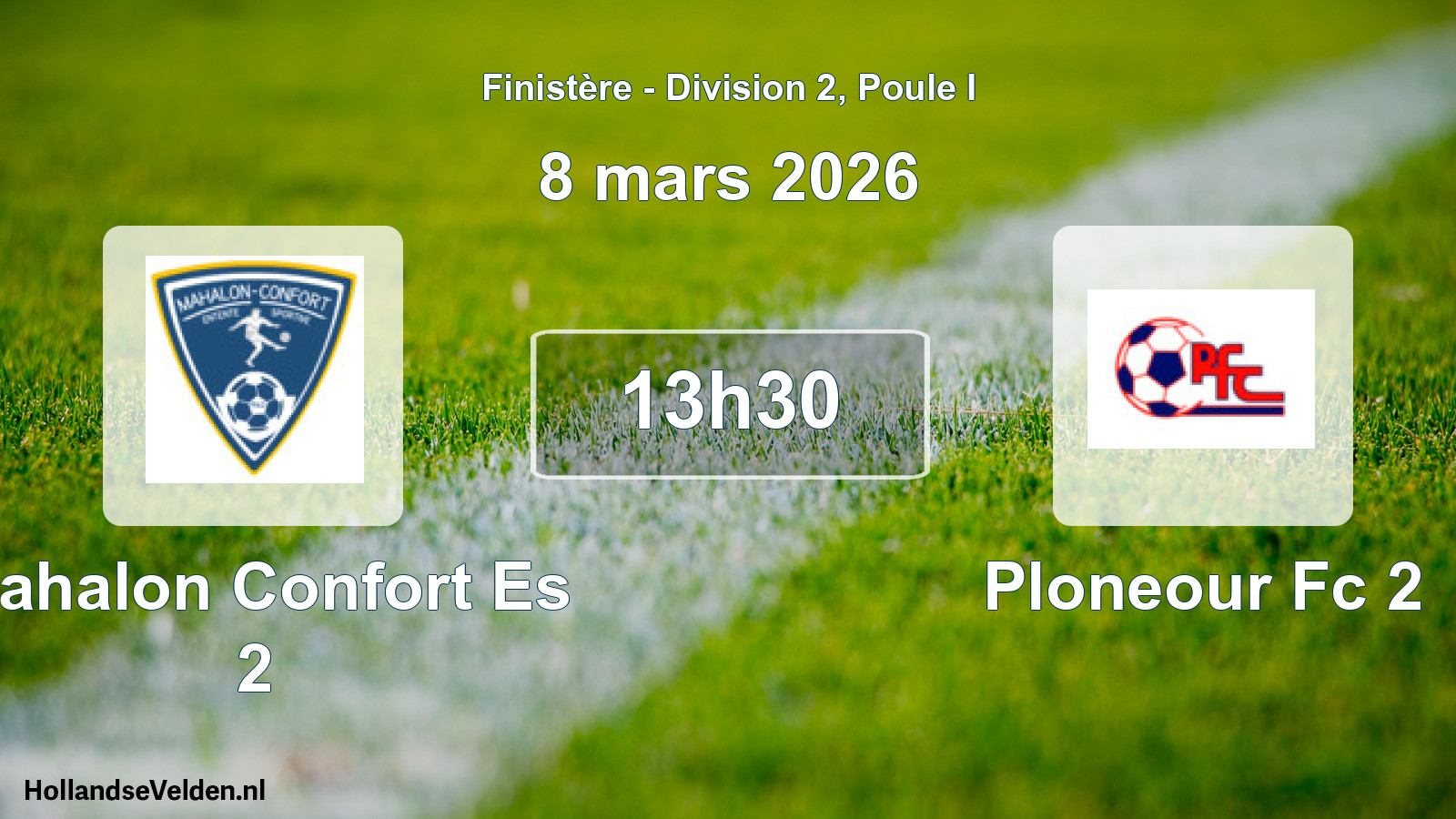 Scheduled Match: Mahalon Confort Es 2 - Ploneour Fc 2 (8 March 2026)