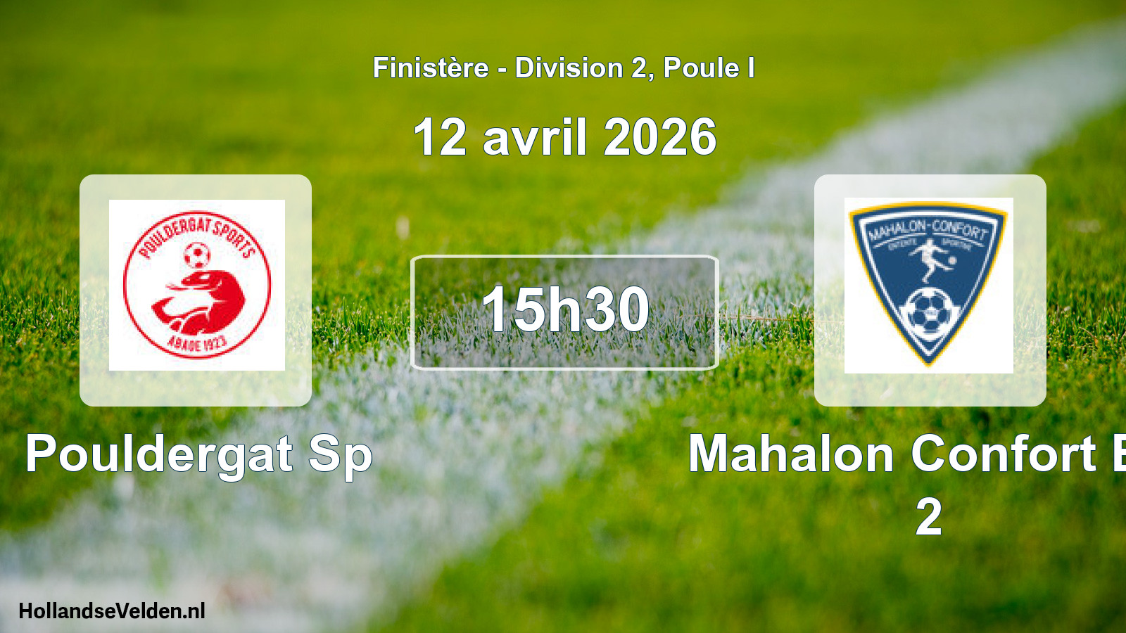 Geplande wedstrijd: Pouldergat Sp - Mahalon Confort Es 2 (12 april 2026)