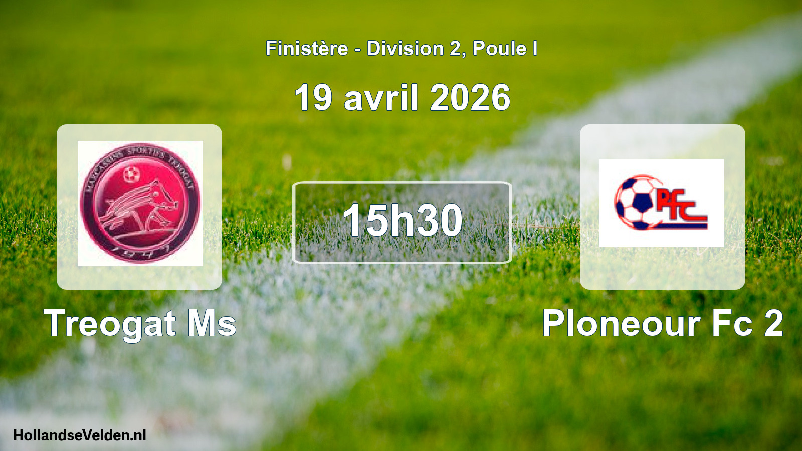 Geplande wedstrijd: Treogat Ms - Ploneour Fc 2 (19 avril 2026)