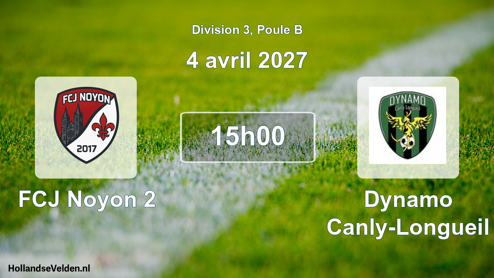 Scheduled Match: FCJ Noyon 2 - Dynamo Canly-Longueil (4 April 2027)