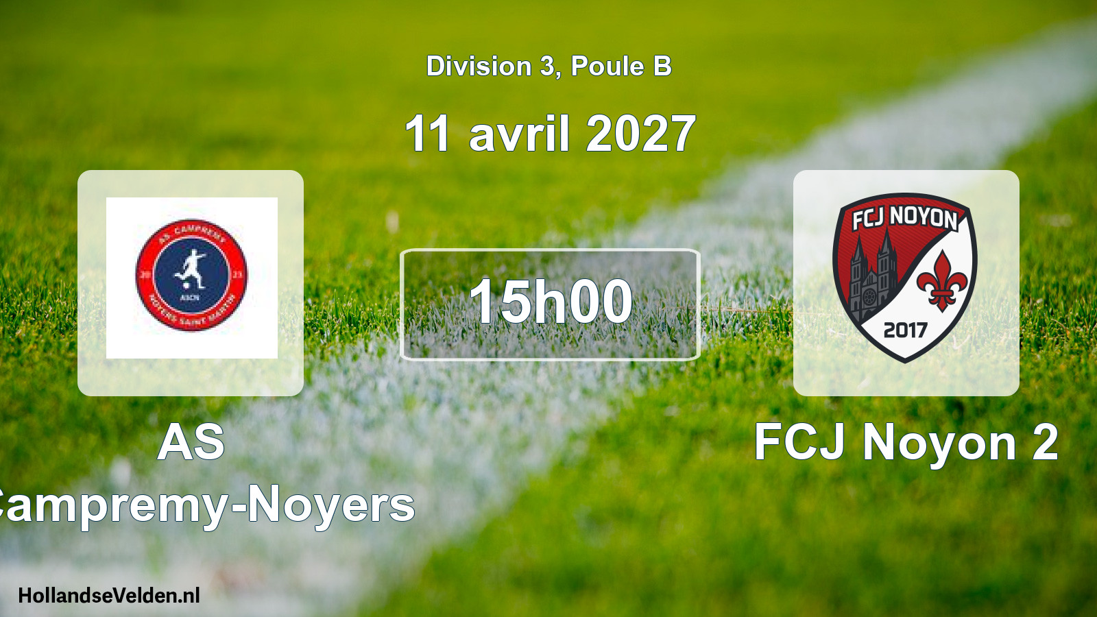 Scheduled Match: AS Campremy-Noyers - FCJ Noyon 2 (11 April 2027)