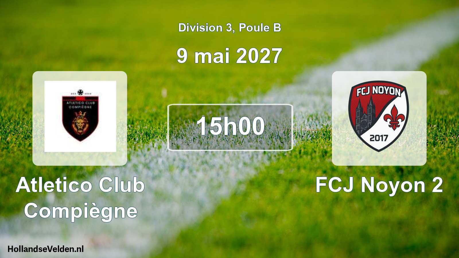 Scheduled Match: Atletico Club Compiègne - FCJ Noyon 2 (9 May 2027)