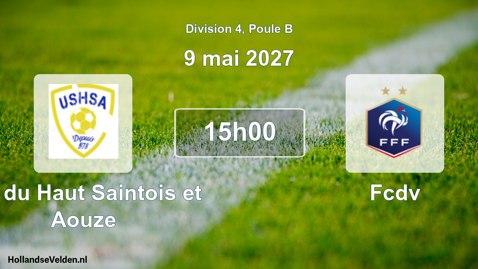 Match programmé: US du Haut Saintois et Aouze - Fcdv (9 mai 2027)