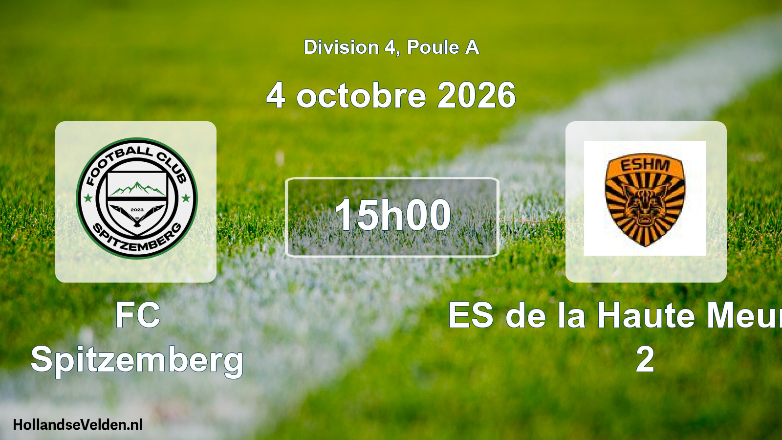 Geplande wedstrijd: FC Spitzemberg - ES de la Haute Meurthe 2 (4 oktober 2026)