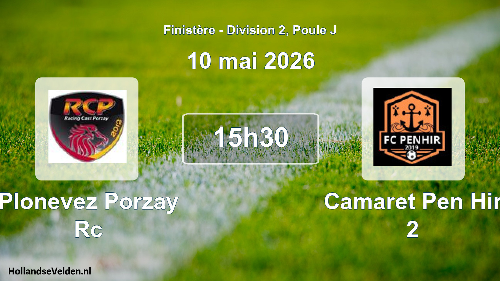 Scheduled Match: Plonevez Porzay Rc - Camaret Pen Hir 2 (10 May 2026)