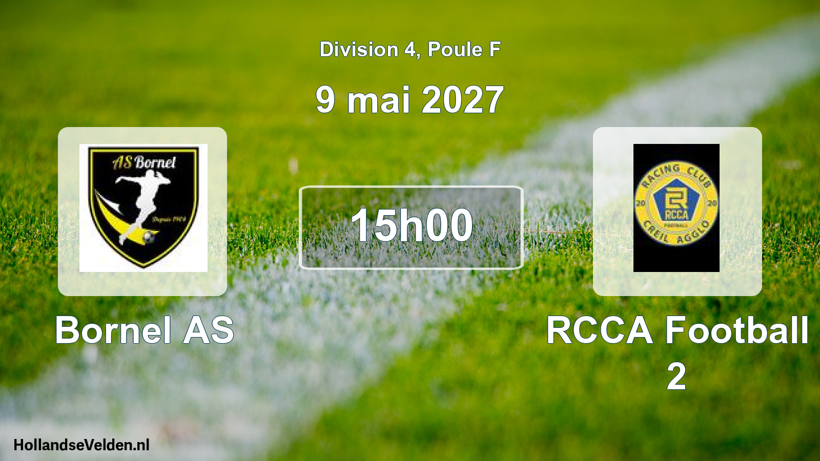 Scheduled Match: Bornel AS - RCCA Football 2 (9 May 2027)
