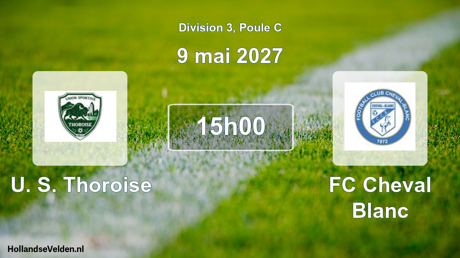 Match programmé: U. S. Thoroise - FC Cheval Blanc (9 mai 2027)