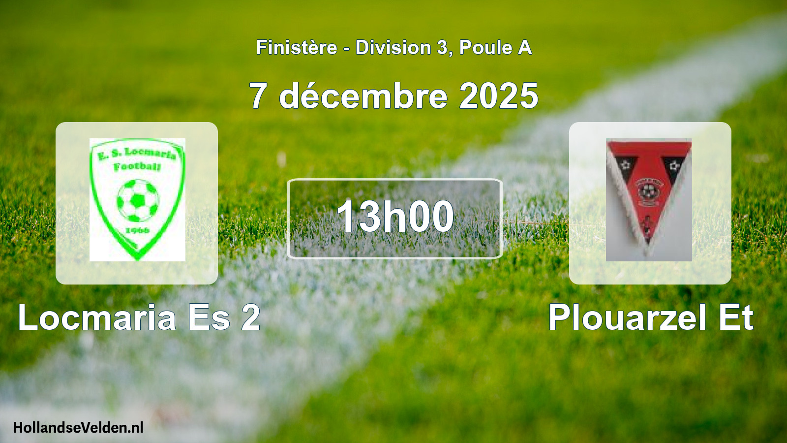 Scheduled Match: Locmaria Es 2 - Plouarzel Et (7 December 2025)