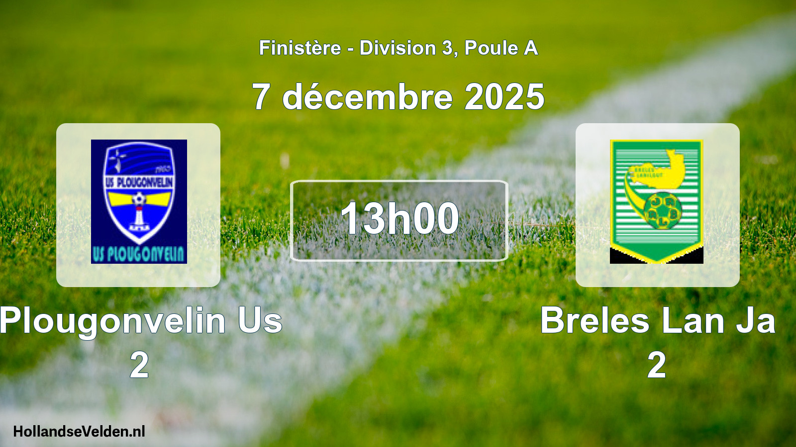 Scheduled Match: Plougonvelin Us 2 - Breles Lan Ja 2 (7 December 2025)