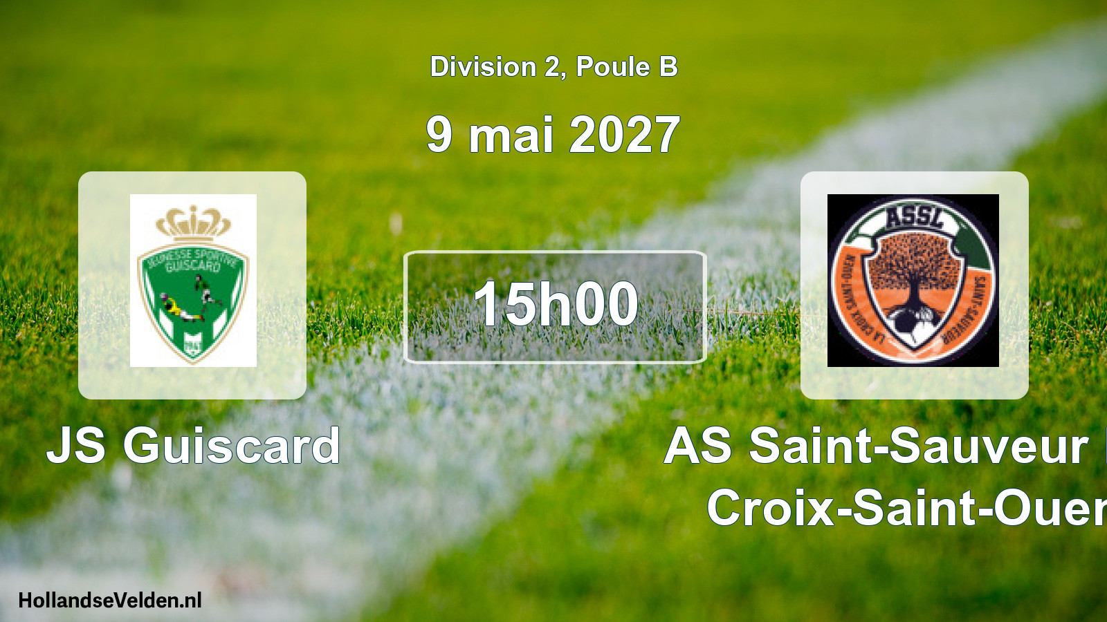 Scheduled Match: JS Guiscard - AS Saint-Sauveur La Croix-Saint-Ouen (9 May 2027)