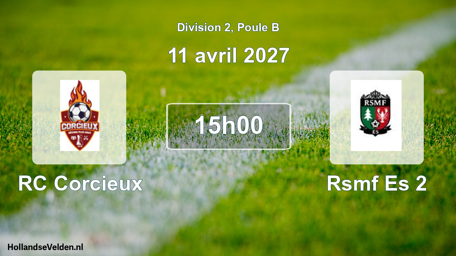 Scheduled Match: RC Corcieux - Rsmf Es 2 (11 April 2027)