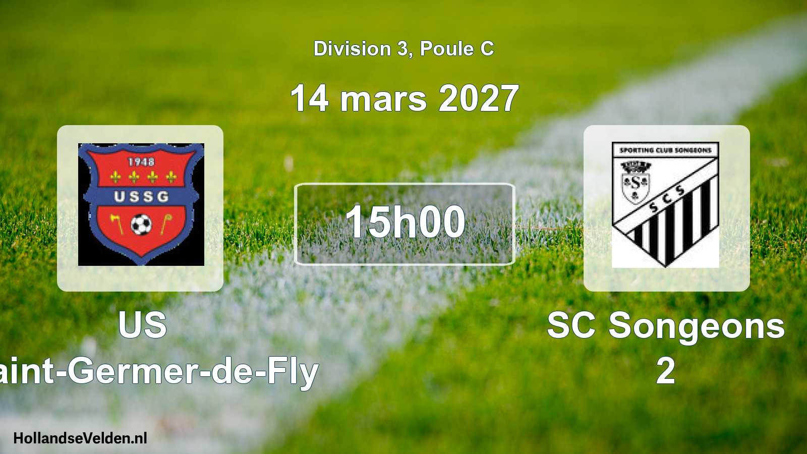 Scheduled Match: US Saint-Germer-de-Fly - SC Songeons 2 (14 March 2027)