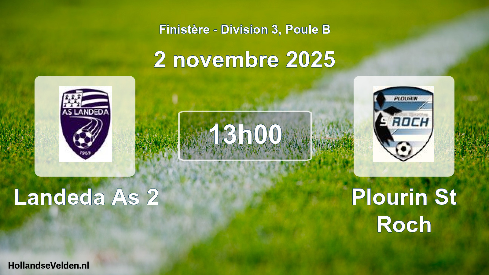 Scheduled Match: Landeda As 2 - Plourin St Roch (2 November 2025)