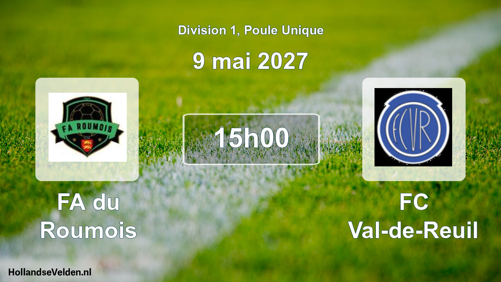 Match programmé: FA du Roumois - FC Val-de-Reuil 2 (9 mai 2027)