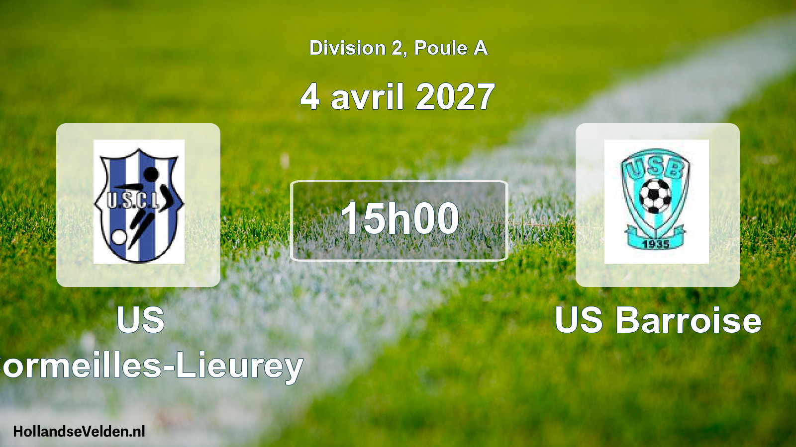 Match programmé: US Cormeilles-Lieurey - US Barroise (4 avril 2027)