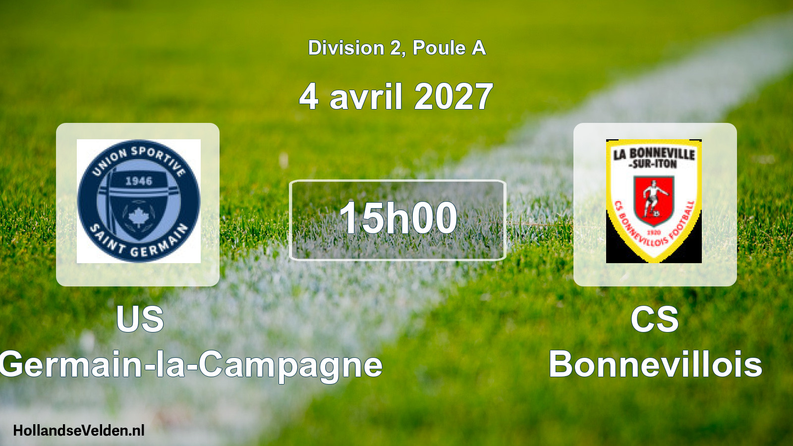 Match programmé: US Saint-Germain-la-Campagne - CS Bonnevillois (4 avril 2027)