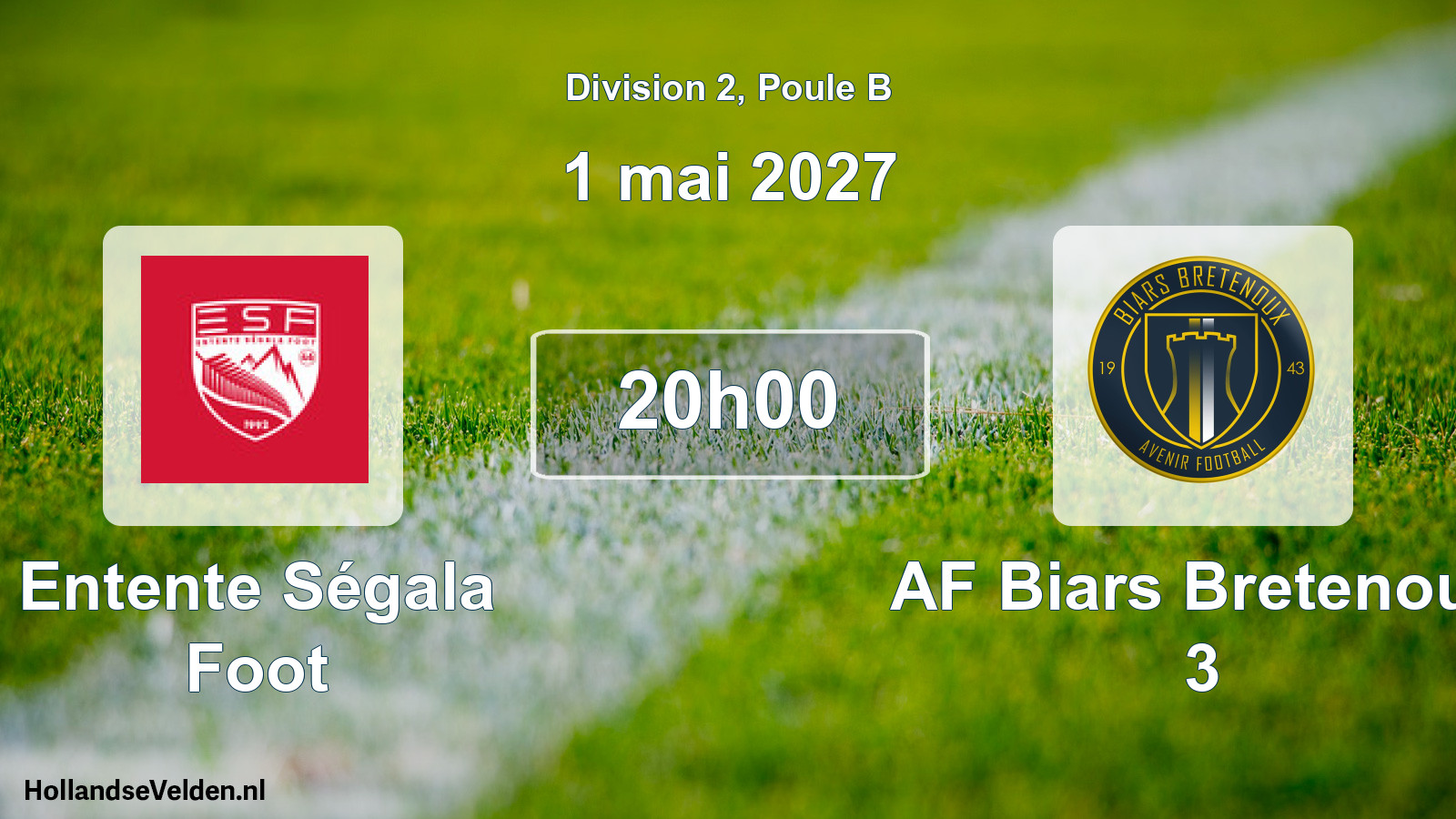 Scheduled Match: Entente Ségala Foot - AF Biars Bretenoux 3 (1 May 2027)