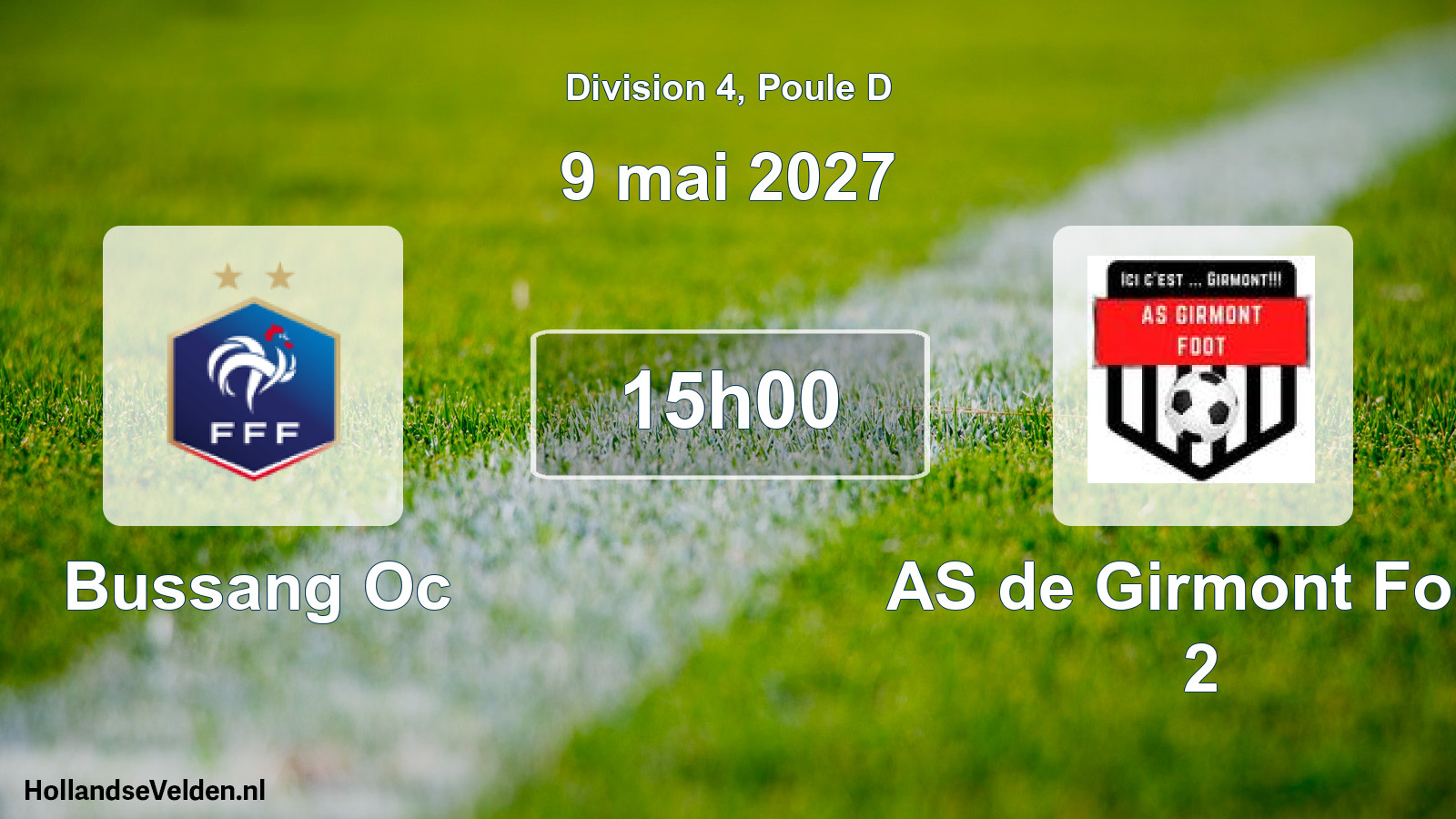 Match programmé: Bussang Oc - AS de Girmont Foot 2 (9 mai 2027)