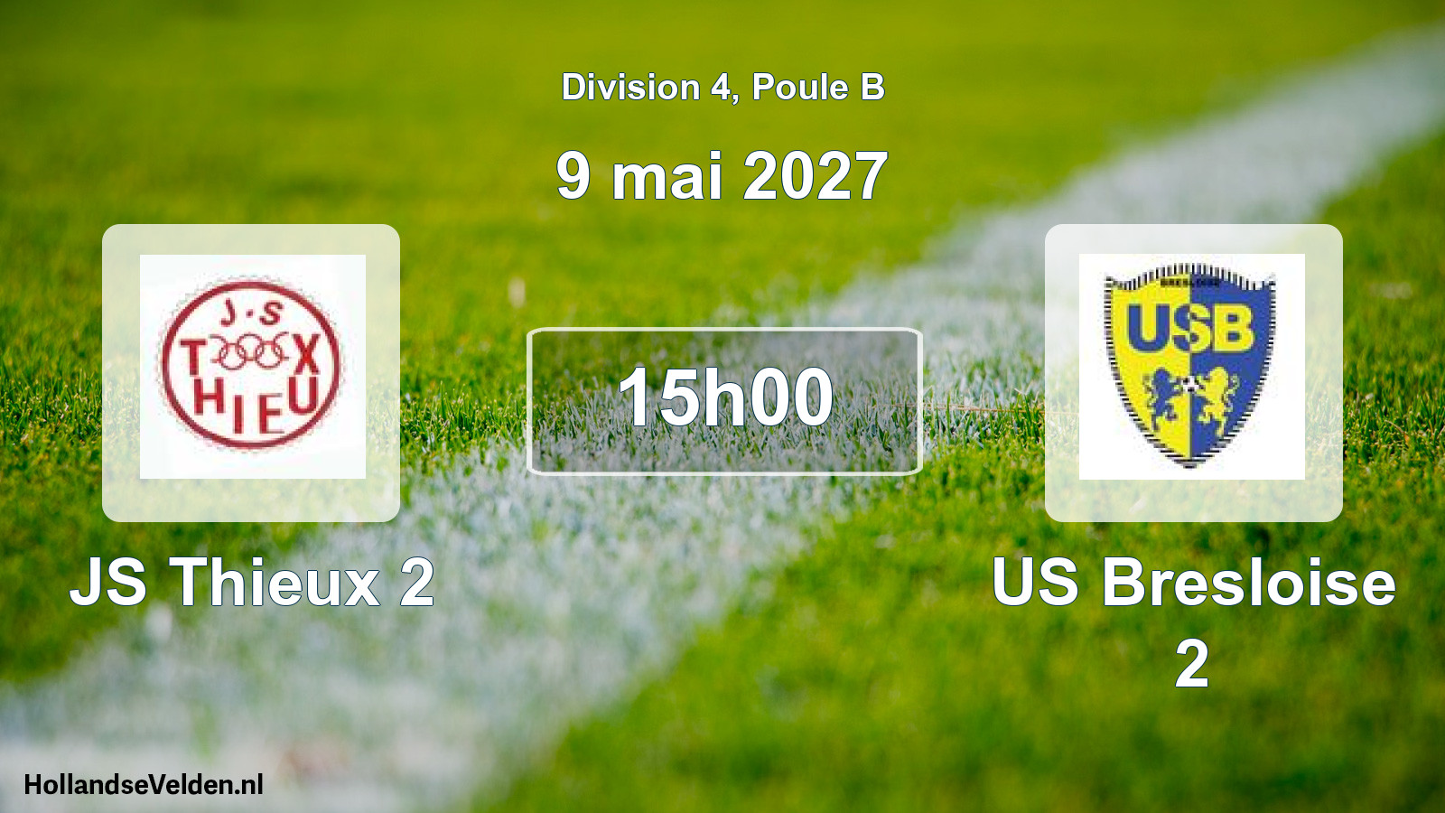 Scheduled Match: JS Thieux 2 - US Bresloise 2 (9 May 2027)