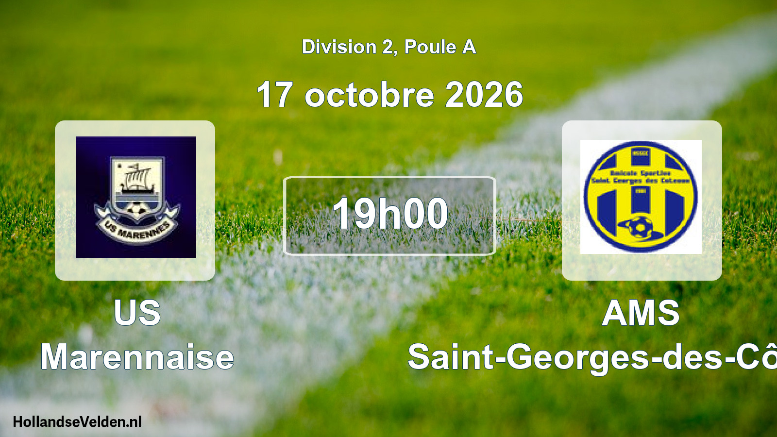 Scheduled Match: US Marennaise - AMS Saint-Georges-des-Côteaux (17 October 2026)